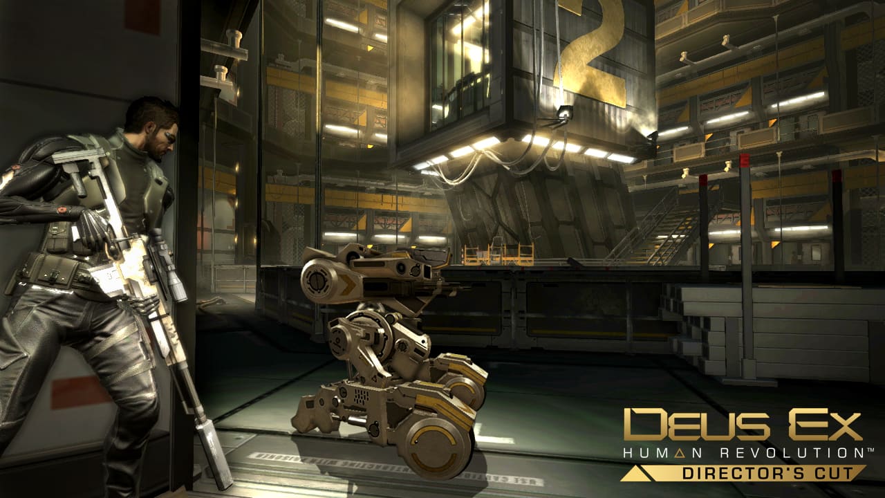 Deus Ex: Human Revolution — futuristic cityscape of Detroit at night (sourced from Director's Cut build)