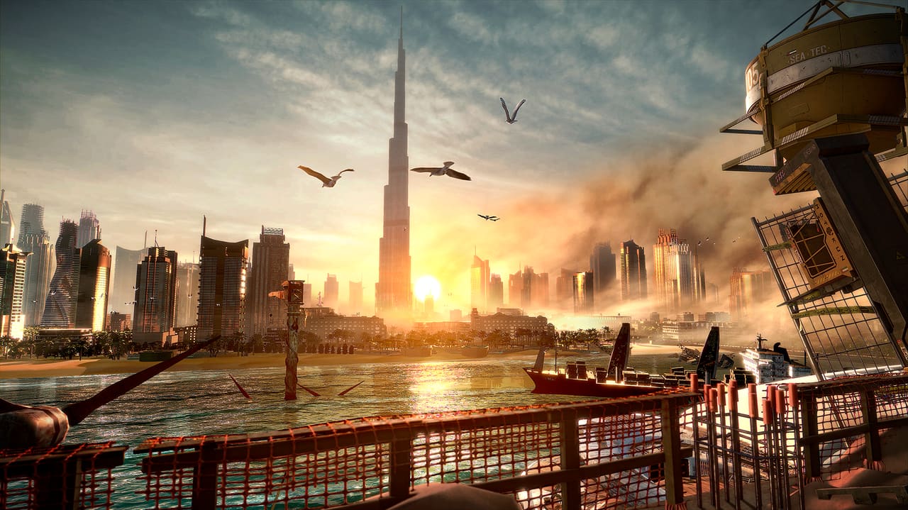 Mankind Divided — boss confrontation in high-security facility