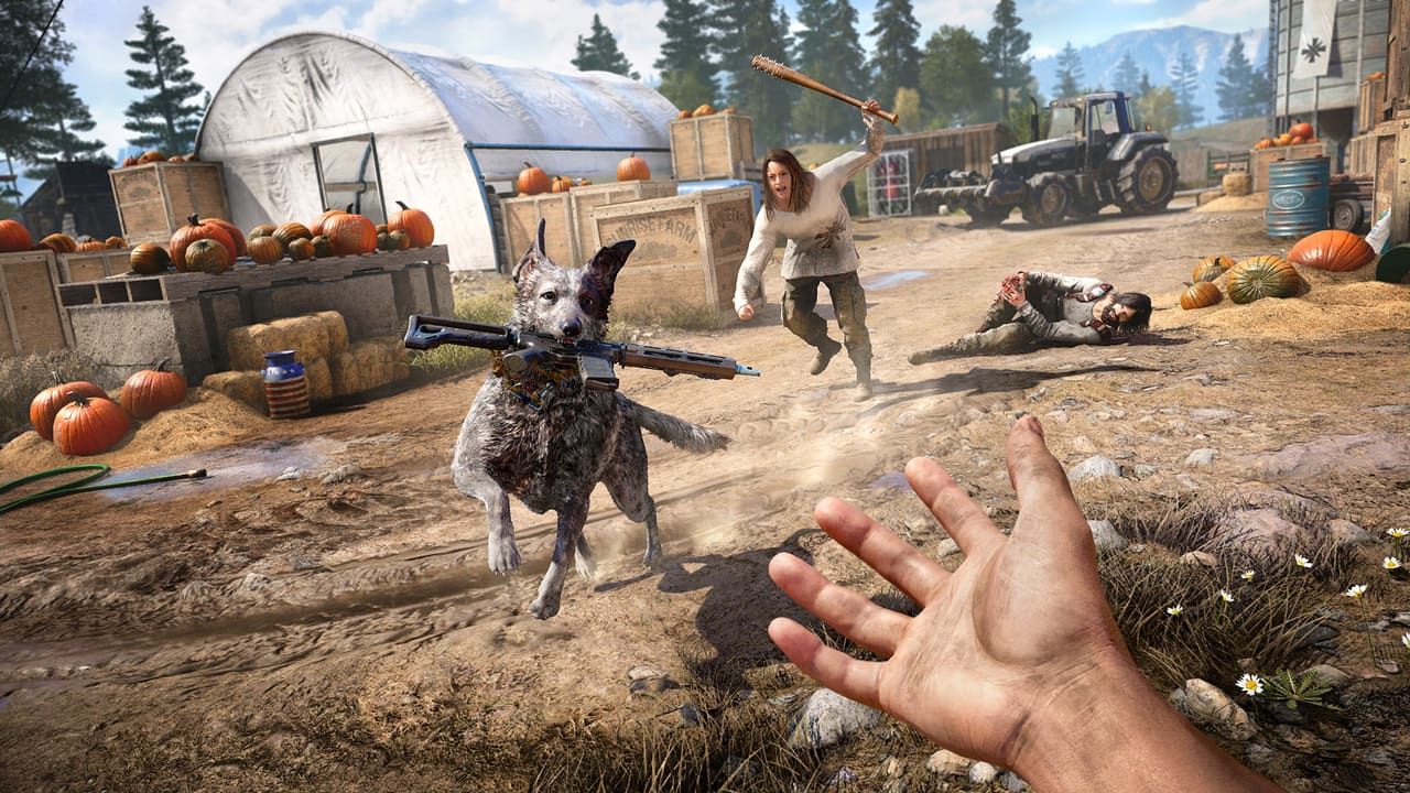 Far Cry 5 — Fangs for Hire animal companion Boomer the dog