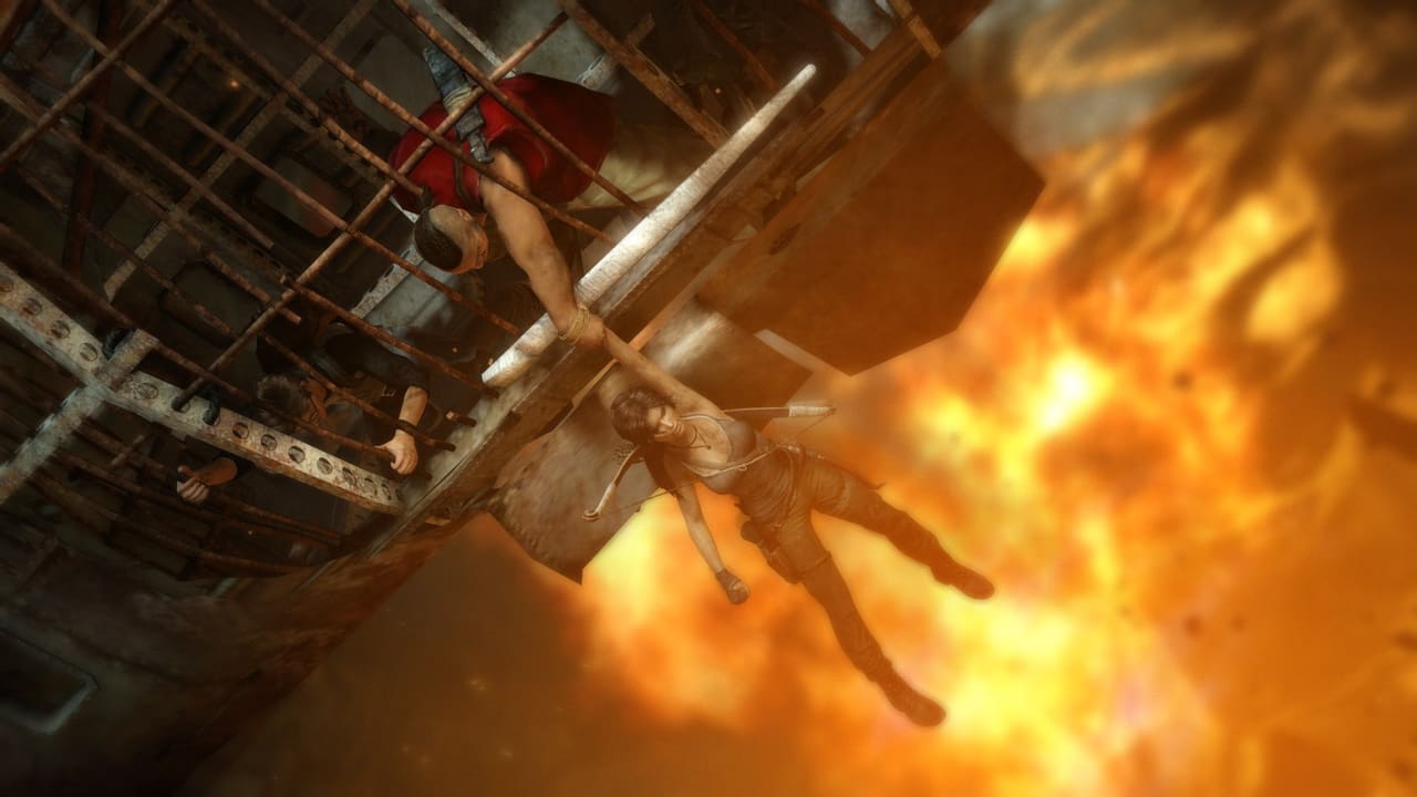 Tomb Raider — ancient Yamatai throne room environment
